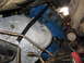 1973 Ford Ranchero - Engine and transmission components are visible in this close-up view.
