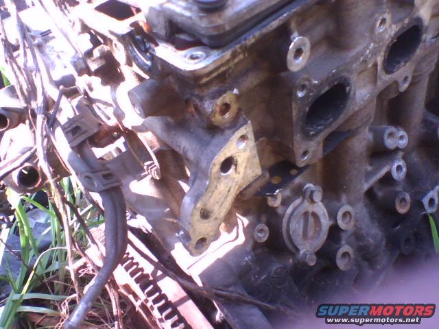 backside of engine