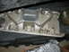 1992 Ford Mustang - Edelbrock intake manifold shown from above, with visible text and mounting holes.