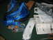 1992 Ford Mustang - A blue tow strap and installation instructions are laid out on a dark surface.