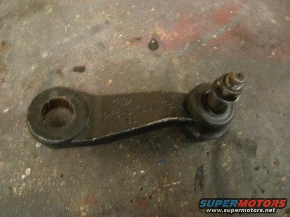 Ford steering idler arm with part number F3DB-3A522-AA stamped on it