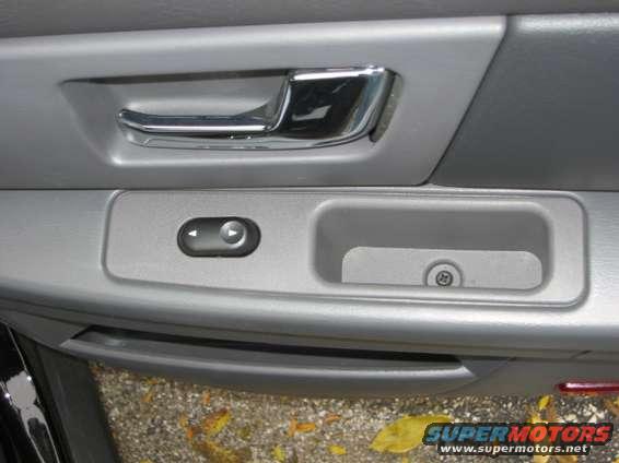 20. Passenger Side Rear Window Controls
