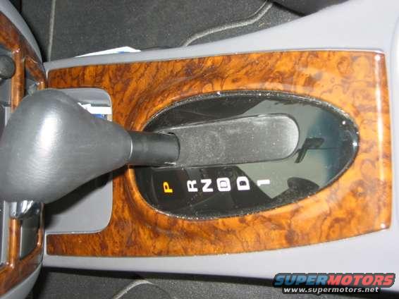 13. Shifter Surround
14. Automatic Shifter Insert