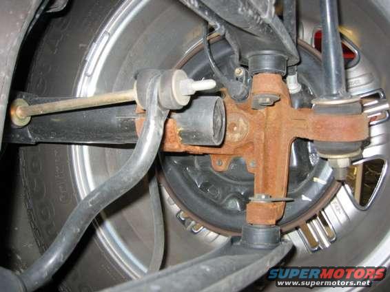 left rear wheel assembly