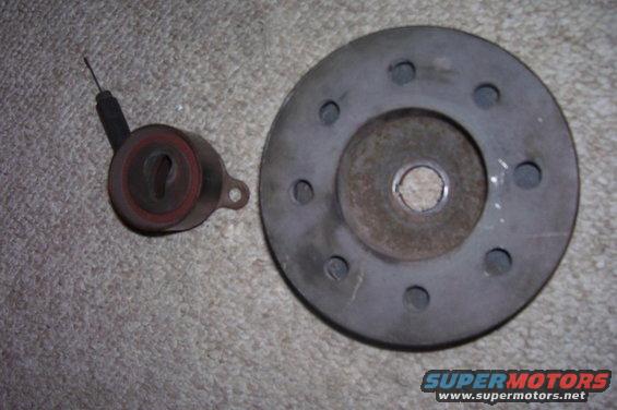 clutch release bearing and flywheel on carpet