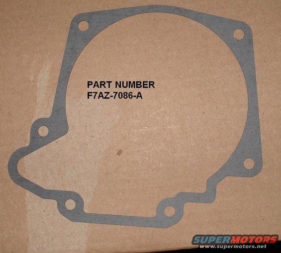 Gasket with part number F7AZ-7086-A against a cardboard background