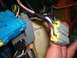 1993 Ford Probe - Wiring harness and connectors are visible in this close-up view.