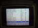 1996 Ford Bronco - A diagnostic tool displays various engine parameters, including fuel trims and sensor voltages.