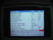 1996 Ford Bronco - A diagnostic tool displays engine data, including RPM, temperature, and fuel status.