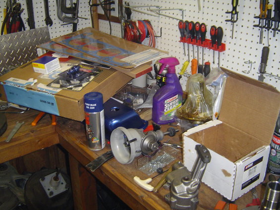 More stuff waiting to go on including a new distributor
