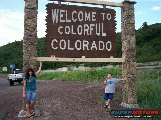 Kids at CO state line