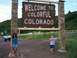Kids at CO state line
