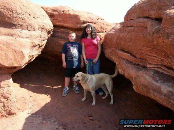 In the rocks at Garden of Gods