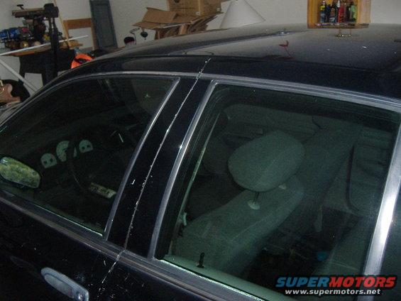 Drivers side after replacement
(sitting in garage)