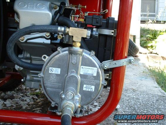 regulator and adjusting screw