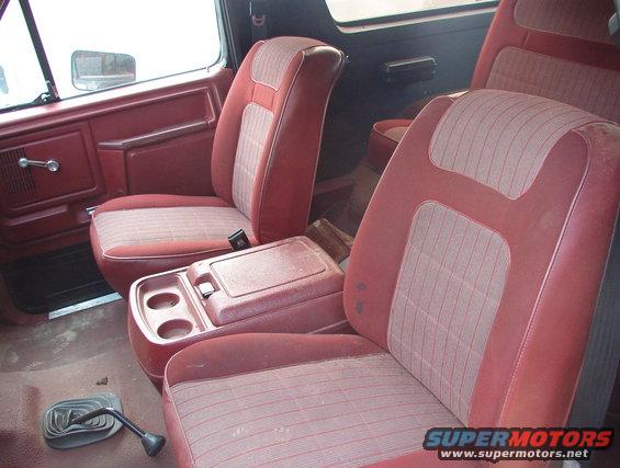 86blackin.jpg Brown's '86

Remarkably good condition, but not desirable.  I've never found a lowback bucket seat with armrests.