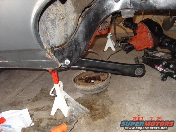 here is one lower control arm in.