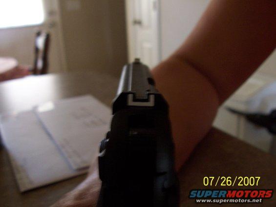 Bersa Thunder sights