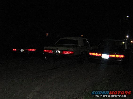 1988 Mercury Grand Marquis rear view at night
