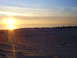 1994 Ford F-250 - Sunset over sand dunes and the ocean.