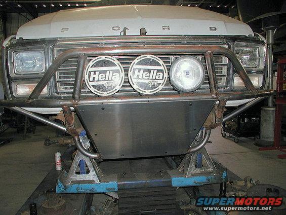 skid plate installed