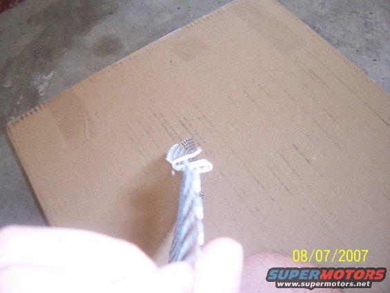 Bend on the top of the Upper insert