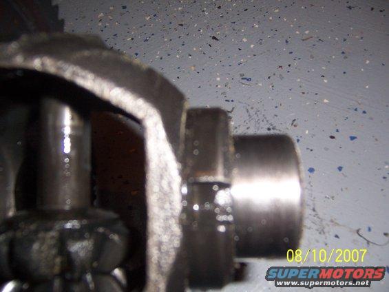 Step where speedometer gear sits is machined.  MSP LSD is not.