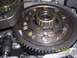 LSD installed.  I put a dab of grease on each bolt and installed top half of trans case.  I then rot...