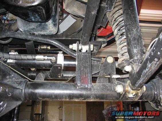 Close-up of vehicle suspension parts including springs, shocks, and linkages