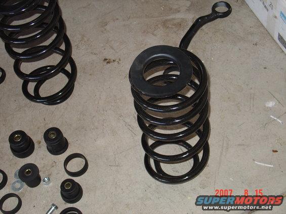new springs and bushings