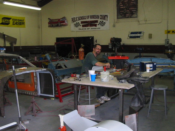 Me hard at work building the electrical controls for Hondaliner