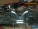 1983 Ford Bronco - Jet-Hot coated intake manifold, like the hubs. This has base for a four barrel intake manifold, using twin LPG (propane…