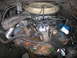 1978 Ford F-250 - Close-up view of an engine bay, showing various components and signs of age.