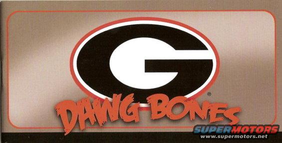 Georgia Bulldogs logo with 'Dawg Bones' text