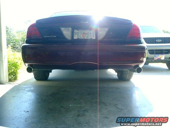 Shot of new tips from rear
