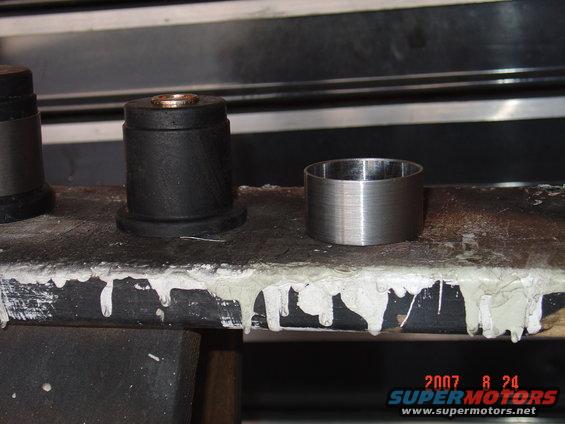 i had to machine new housings for the bushings because the old ones were trashed trying to get the bushings out.