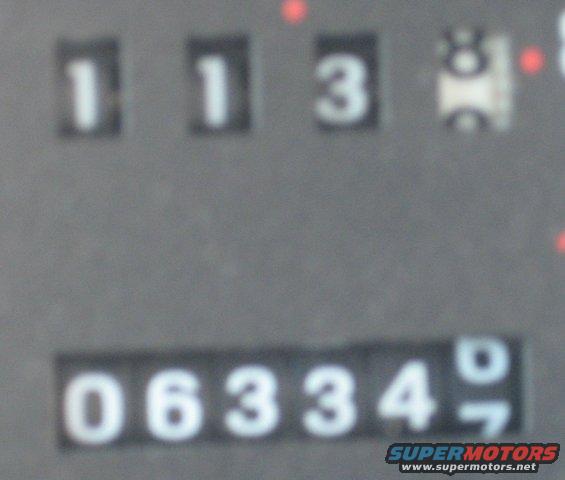 Odometer showing 063334 miles and 1138