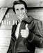 2007 Mazda 3 - Henry Winkler, known for his role as The Fonz, gives a thumbs up in this black and white photo.