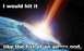 2007 Mazda 3 - A meteor impact event is depicted with text overlay, suggesting a forceful impact.