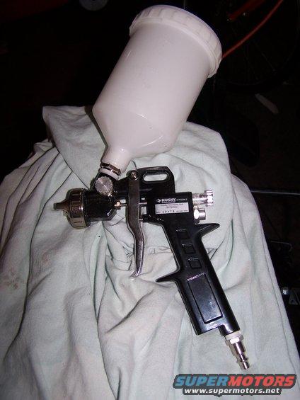 HVLP gun with 1.5 mm tip