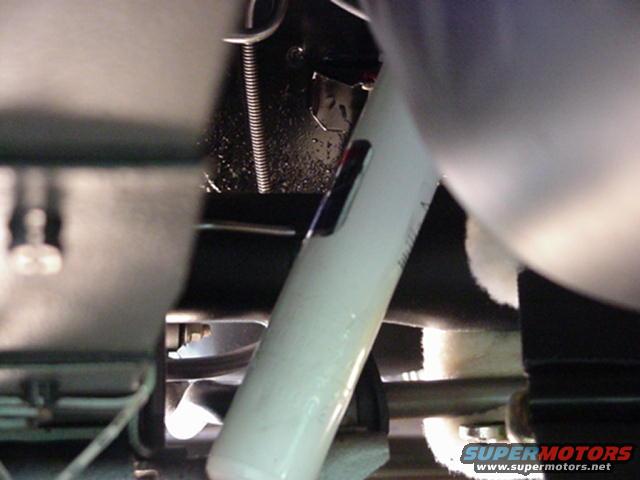 Rear shock detail