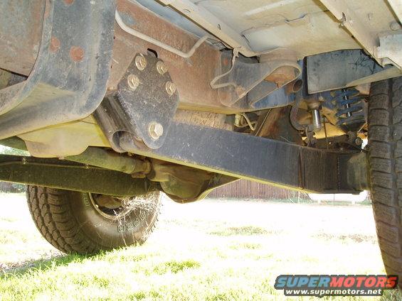 Underbody view of 1994 Ford F-150 showing suspension and frame