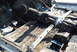 1982 Toyota 4Runner - Transmission and transfer case components of a vehicle, viewed from above.