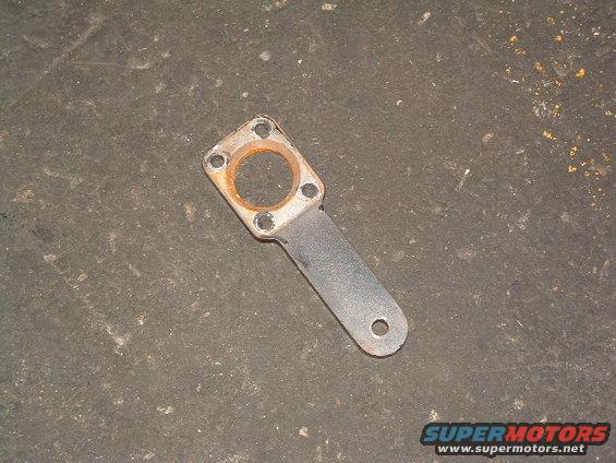 Metal bracket with circular opening and mounting holes