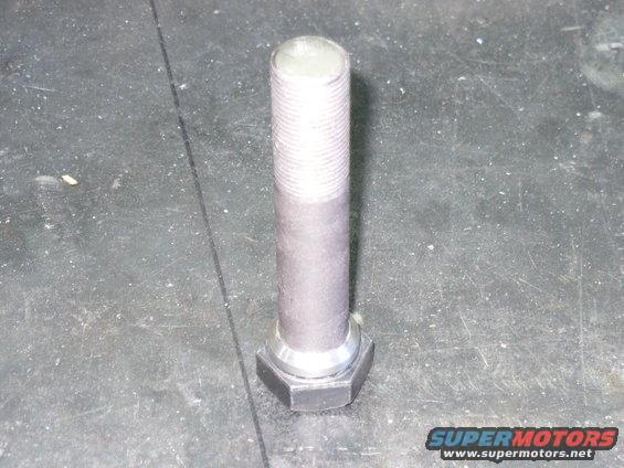 Tapered bushing on bolt