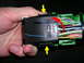2007 Mazda 3 - Wiring harness connector with 'LEAR' branding is held by a hand, showing multiple wires.
