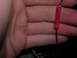 2007 Mazda 3 - Close-up of a hand holding a red electrical connector with wires attached.