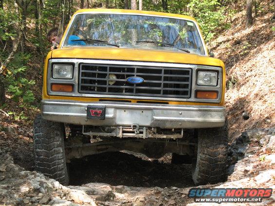Sweet TTB camber... Hunter said that he could feel his middle U-joint binding throughout this portion of the trail.