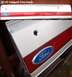 SOLD '87-91 Bronco Tailgate Trim Panel with red reflector & all mounting hardware fits all '78-96 Br...