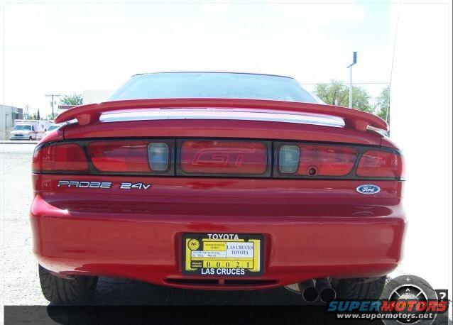 1996 Ford Probe GT rear view with spoiler and GT badging